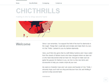 Tablet Screenshot of chicthrillsdotnet.wordpress.com