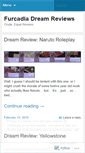 Mobile Screenshot of furcdreamreviews.wordpress.com