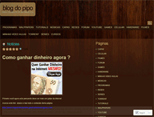 Tablet Screenshot of blogdopipo.wordpress.com