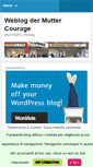 Mobile Screenshot of muttercourage.wordpress.com