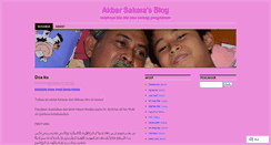 Desktop Screenshot of akbarsakera.wordpress.com