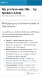 Mobile Screenshot of norbertapter.wordpress.com
