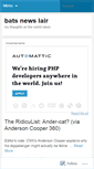 Mobile Screenshot of batsnewslair.wordpress.com