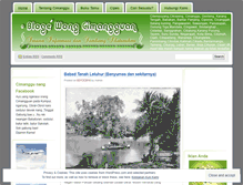 Tablet Screenshot of cimanggu.wordpress.com