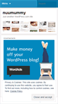 Mobile Screenshot of nuumummy.wordpress.com