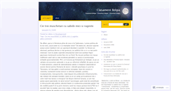 Desktop Screenshot of clasamentbelgia.wordpress.com