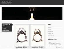 Tablet Screenshot of elusivecouture.wordpress.com