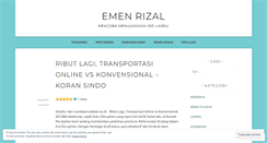 Desktop Screenshot of emenrizal.wordpress.com