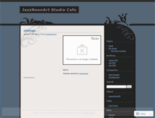Tablet Screenshot of jazznoonart.wordpress.com