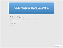 Tablet Screenshot of clubpenguincolombia.wordpress.com