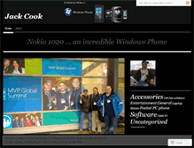 Tablet Screenshot of jackcook.wordpress.com
