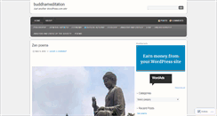 Desktop Screenshot of buddhameditation.wordpress.com