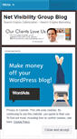 Mobile Screenshot of netvisibilitygroup.wordpress.com