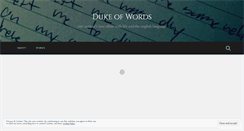 Desktop Screenshot of kassieduke.wordpress.com