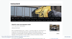Desktop Screenshot of iswiausland.wordpress.com