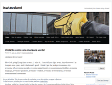 Tablet Screenshot of iswiausland.wordpress.com