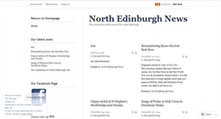 Desktop Screenshot of northedinburghnews.wordpress.com