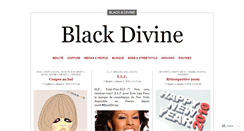 Desktop Screenshot of blackdivine.wordpress.com