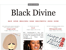 Tablet Screenshot of blackdivine.wordpress.com