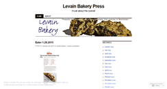 Desktop Screenshot of levainbakery.wordpress.com