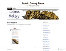 Tablet Screenshot of levainbakery.wordpress.com