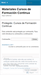 Mobile Screenshot of formacioncontinuabc.wordpress.com