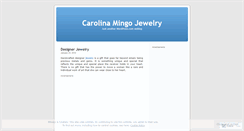 Desktop Screenshot of carolinamingo.wordpress.com