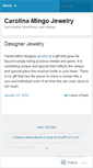 Mobile Screenshot of carolinamingo.wordpress.com