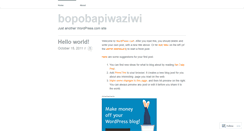 Desktop Screenshot of bopobapiwaziwi.wordpress.com
