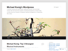 Tablet Screenshot of michaelkonig.wordpress.com