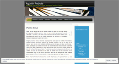 Desktop Screenshot of agustinpedrote.wordpress.com