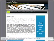 Tablet Screenshot of agustinpedrote.wordpress.com