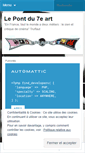 Mobile Screenshot of pontdu7eart.wordpress.com