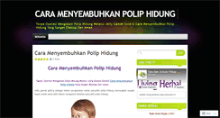 Desktop Screenshot of caramenyembuhkanpoliphidung.wordpress.com