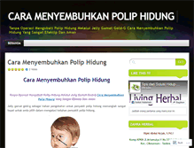 Tablet Screenshot of caramenyembuhkanpoliphidung.wordpress.com