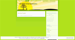 Desktop Screenshot of ismmaths.wordpress.com