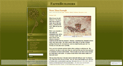 Desktop Screenshot of faithbuilders.wordpress.com