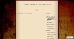 Desktop Screenshot of angelafristoe.wordpress.com