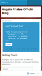Mobile Screenshot of angelafristoe.wordpress.com