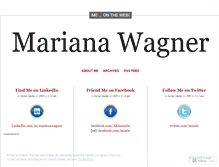 Tablet Screenshot of marianawagner.wordpress.com