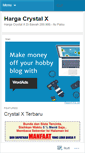 Mobile Screenshot of crystalxspesial.wordpress.com