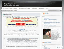 Tablet Screenshot of crystalxspesial.wordpress.com