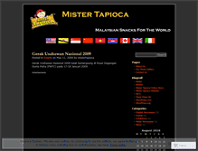 Tablet Screenshot of mistertapioca.wordpress.com