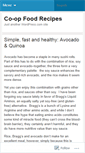 Mobile Screenshot of cooprecipes.wordpress.com
