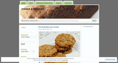 Desktop Screenshot of dinneranddessert.wordpress.com