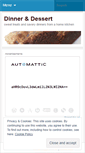 Mobile Screenshot of dinneranddessert.wordpress.com