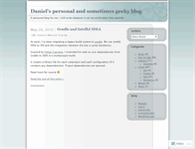 Tablet Screenshot of dajoni.wordpress.com