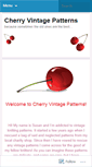 Mobile Screenshot of cherryvintagepatterns.wordpress.com