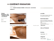 Tablet Screenshot of contractresources.wordpress.com