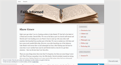 Desktop Screenshot of faithinformed.wordpress.com
